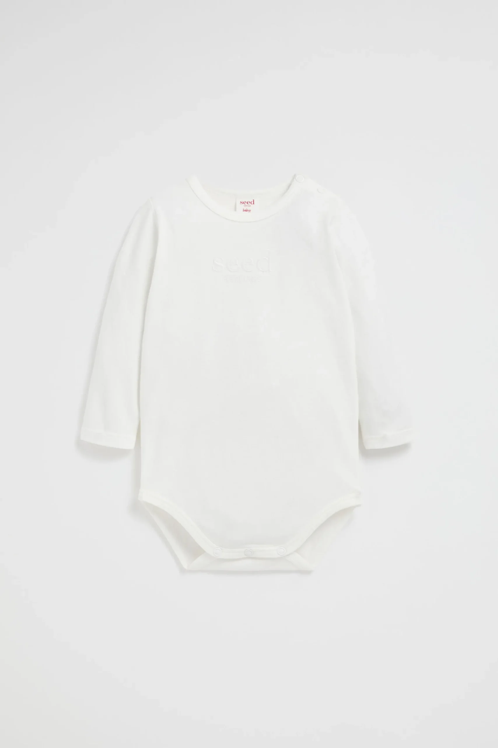 Seed Heritage Bodysuits & Onesies-Core Logo Bodysuit Canvas