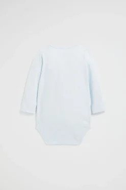 Seed Heritage Bodysuits & Onesies-Core Logo Bodysuit Ice Blue
