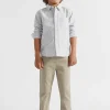 Seed Heritage Pants-Core Logo Chino Light Oak