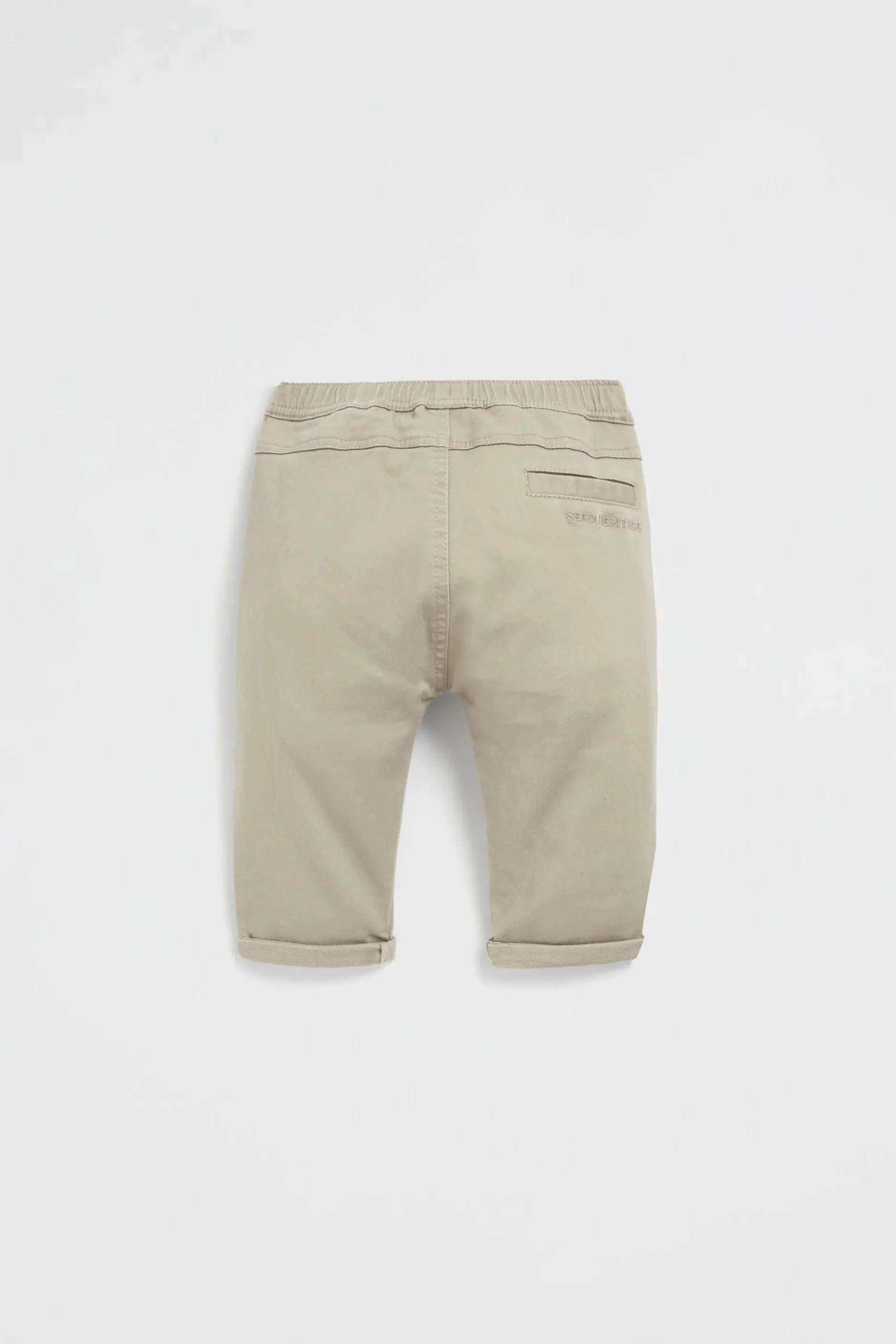 Seed Heritage Pants-Core Logo Chino Light Oak