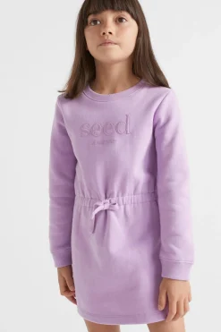 Seed Heritage Dresses-Core Logo Dress Lilac