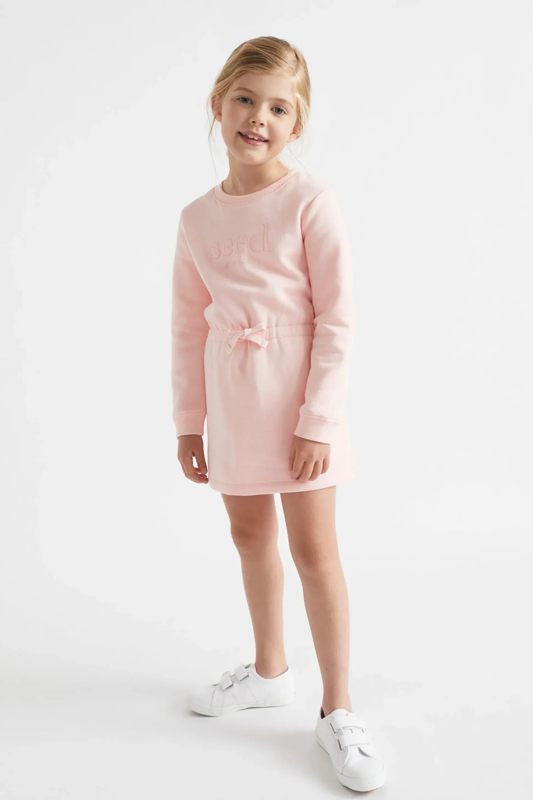 Seed Heritage Dresses-Core Logo Dress Dusty Rose