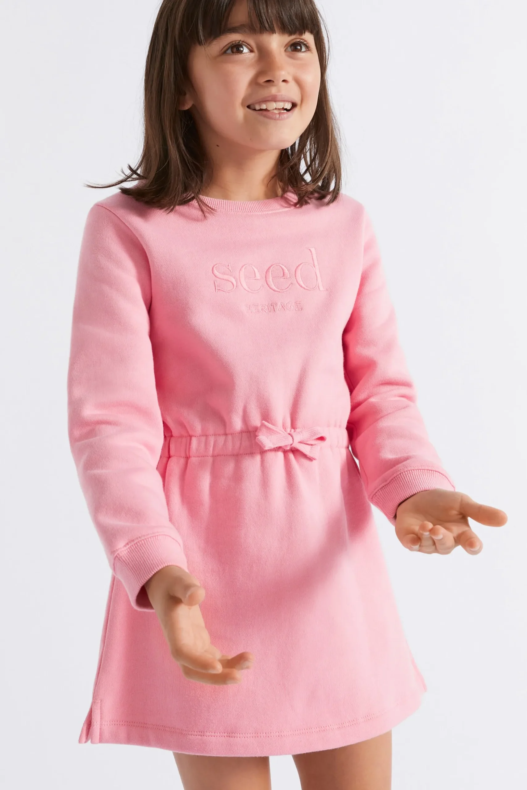 Seed Heritage Dresses-Core Logo Dress Camelia
