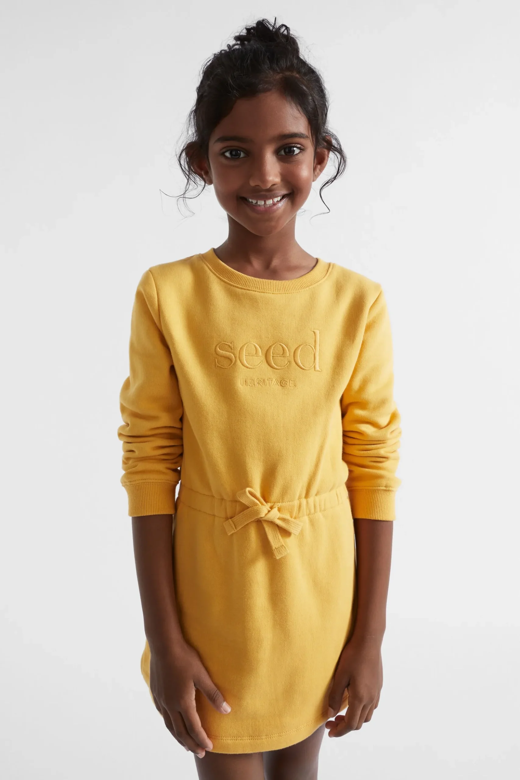 Seed Heritage Dresses-Core Logo Dress Honeycomb