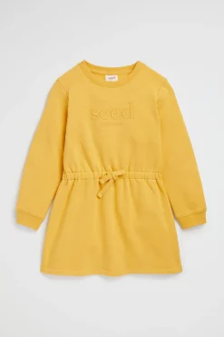 Seed Heritage Dresses-Core Logo Dress Honeycomb