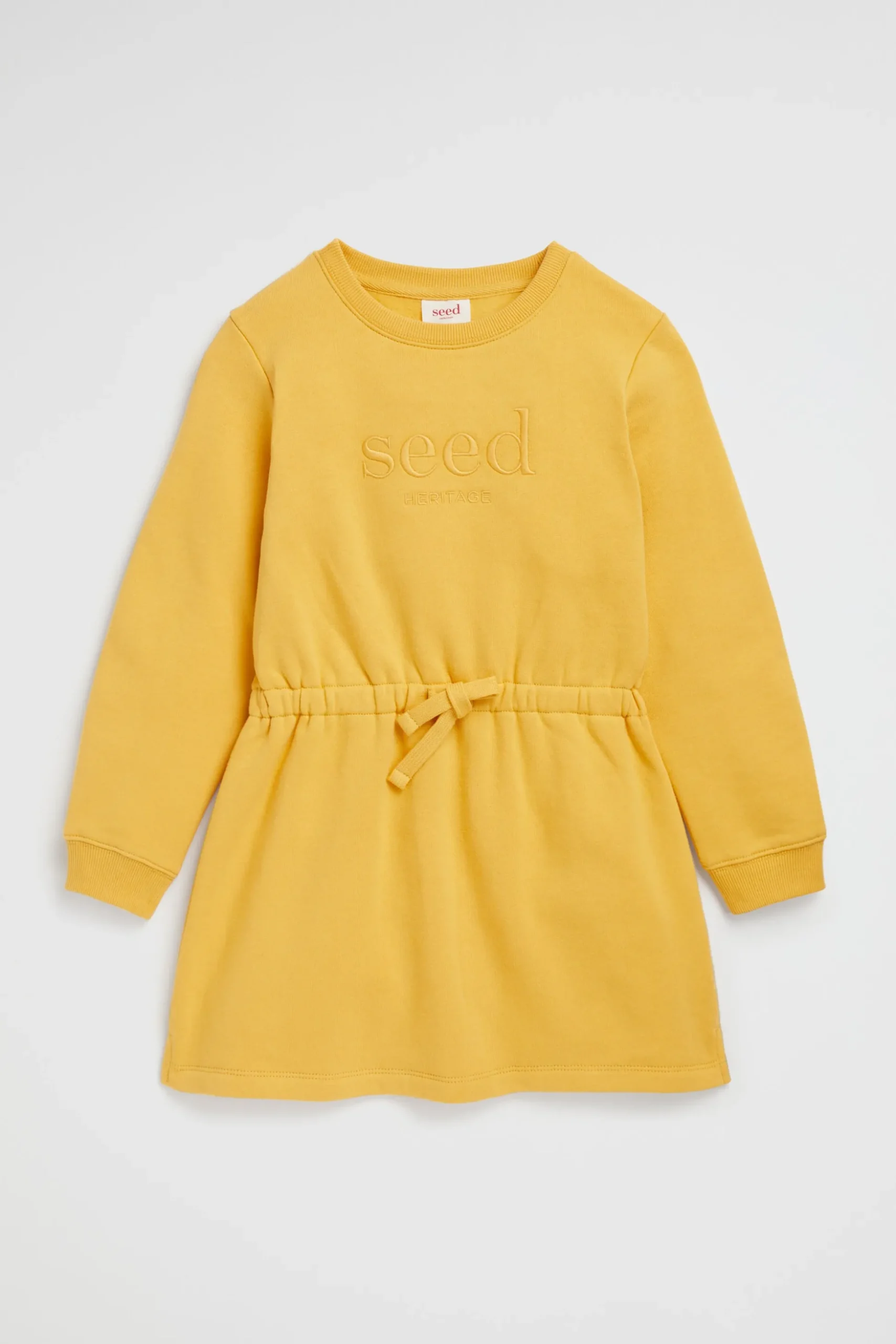 Seed Heritage Dresses-Core Logo Dress Honeycomb