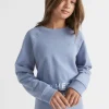 Seed Heritage Knitwear & Sweaters-Core Logo Hem Sweat Powder Blue