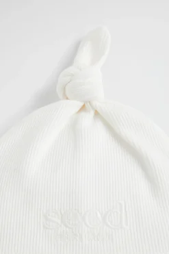 Seed Heritage Beanies-Core Logo Knot Hat Canvas