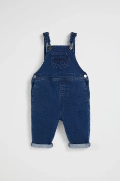Seed Heritage Shorts-Core Logo Overall Mid Wash