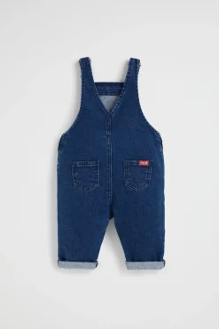 Seed Heritage Shorts-Core Logo Overall Mid Wash