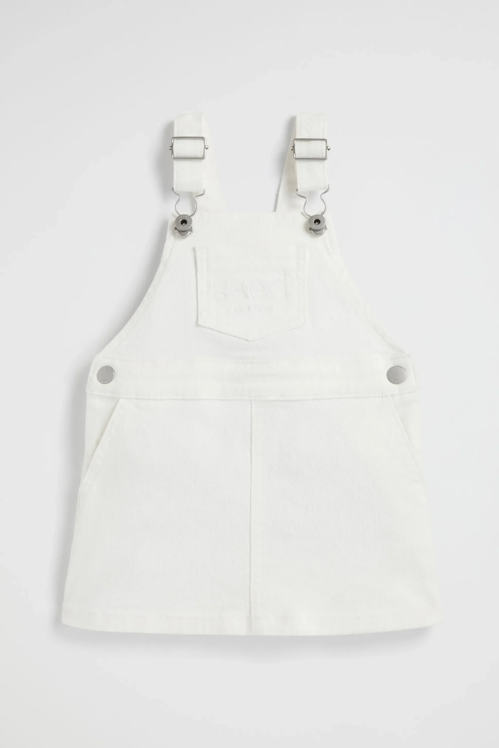 Seed Heritage Playsuits & Overalls-Core Logo Pinafore Canvas Wash