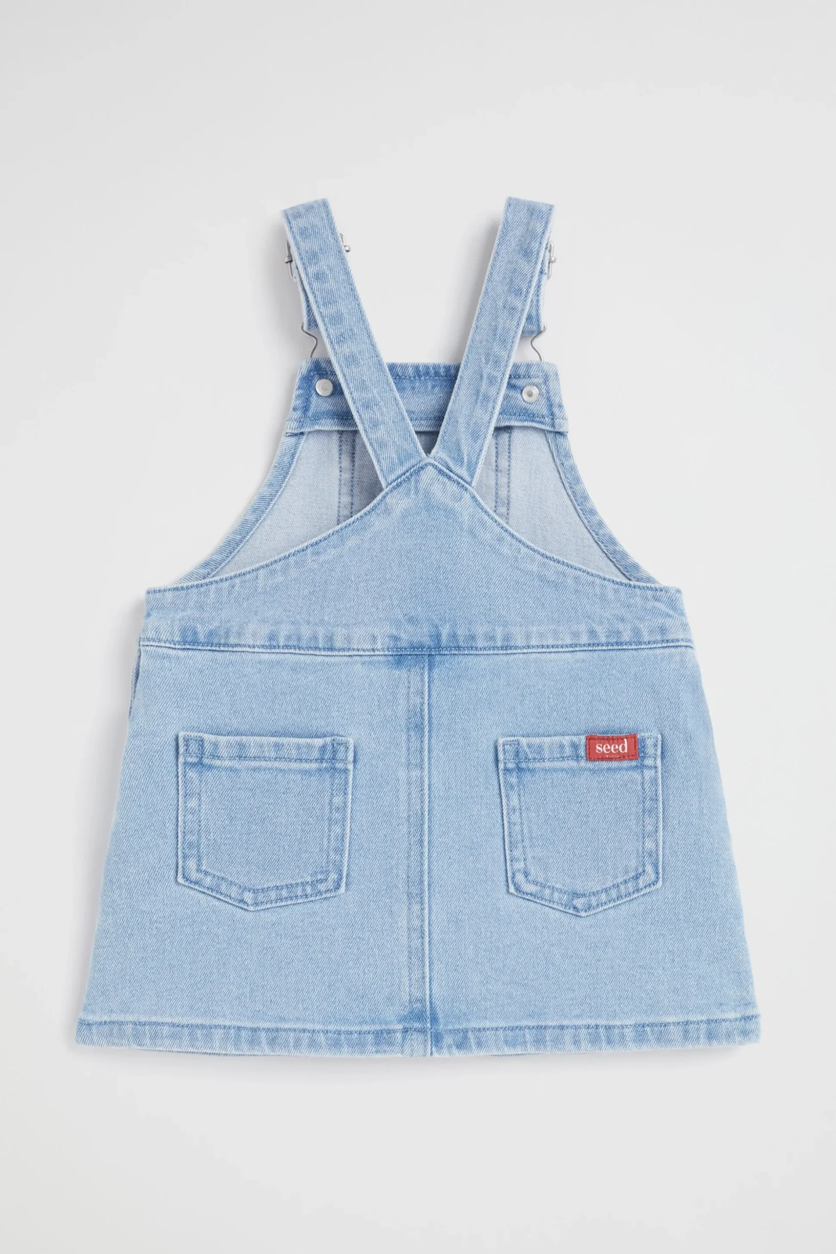 Seed Heritage Denim & Jeans-Core Logo Pinafore Classic Wash