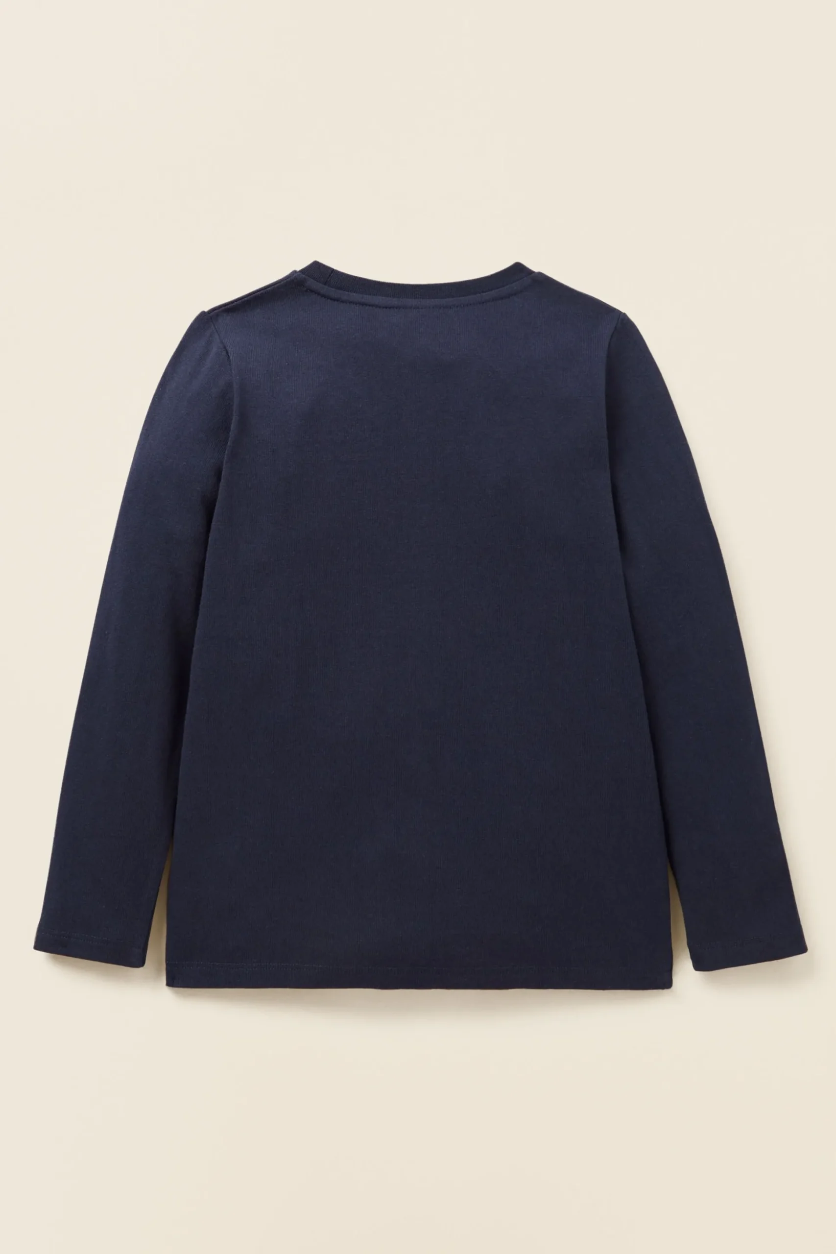 Seed Heritage T-Shirts & Tops-Core Logo Rugby Tee Midnight Blue