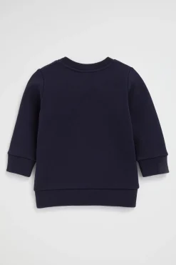 Seed Heritage Knitwear & Sweaters-Core Logo Sweat Midnight Blue