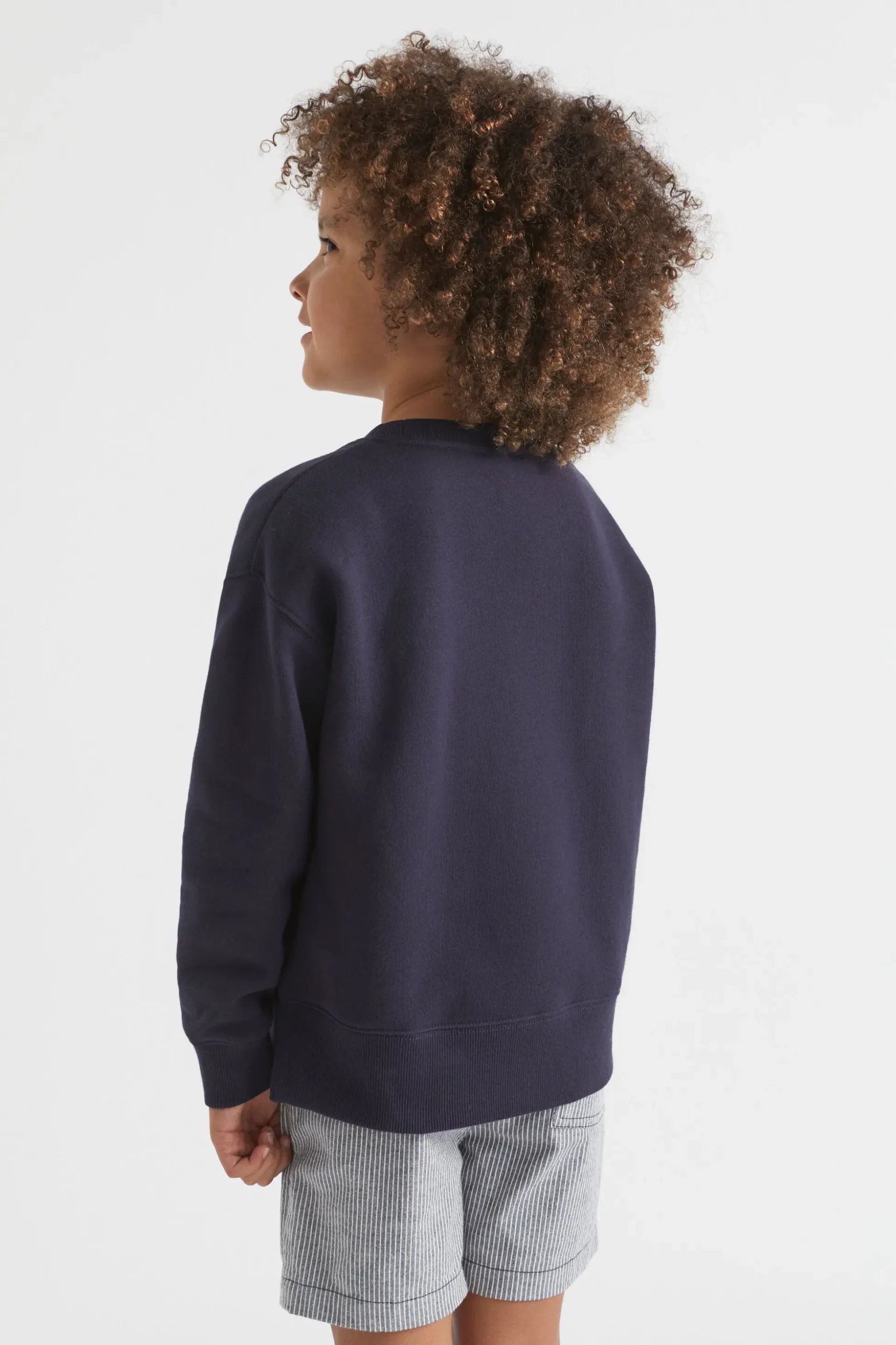 Seed Heritage Knitwear & Sweaters-Core Logo Sweat Midnight Blue