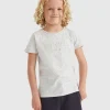 Seed Heritage T-Shirts & Tops-Core Logo Tee Cloudy Marle