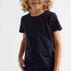 Seed Heritage T-Shirts & Tops-Core Logo Tee Midnight Blue