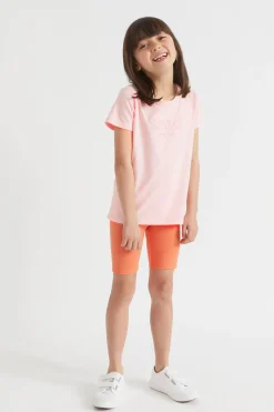 Seed Heritage T-Shirts & Tops-Core Logo Tee Dusty Rose