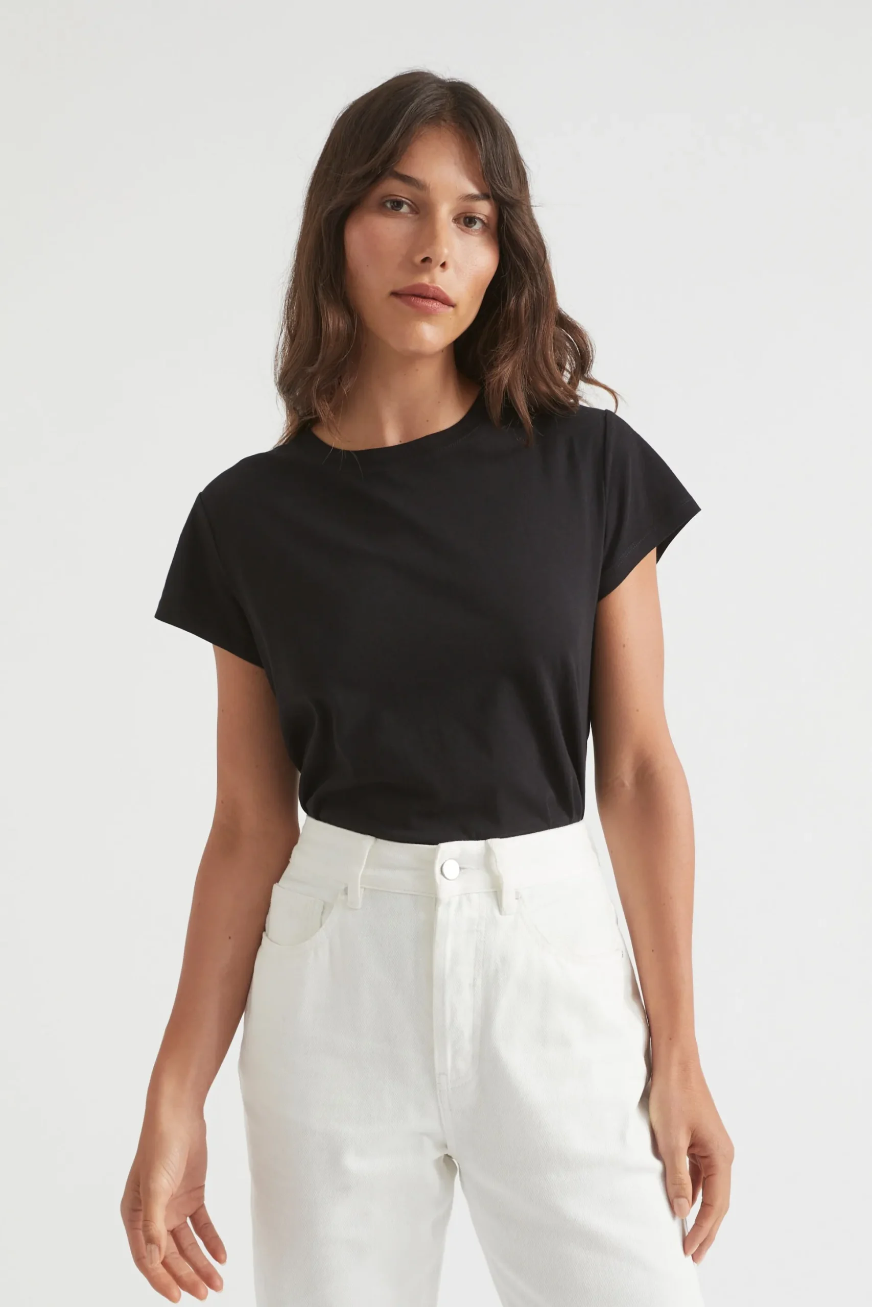 Seed Heritage T-Shirts & Tops-Core Neat Tee Black