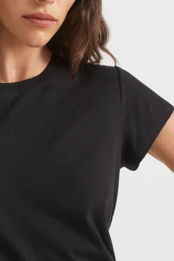 Seed Heritage T-Shirts & Tops-Core Neat Tee Black