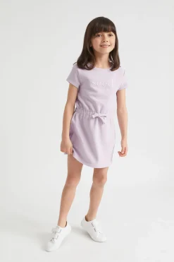 Seed Heritage Dresses-Core Pique Logo Dress Orchid