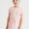 Seed Heritage Dresses-Core Pique Logo Dress Dusty Rose