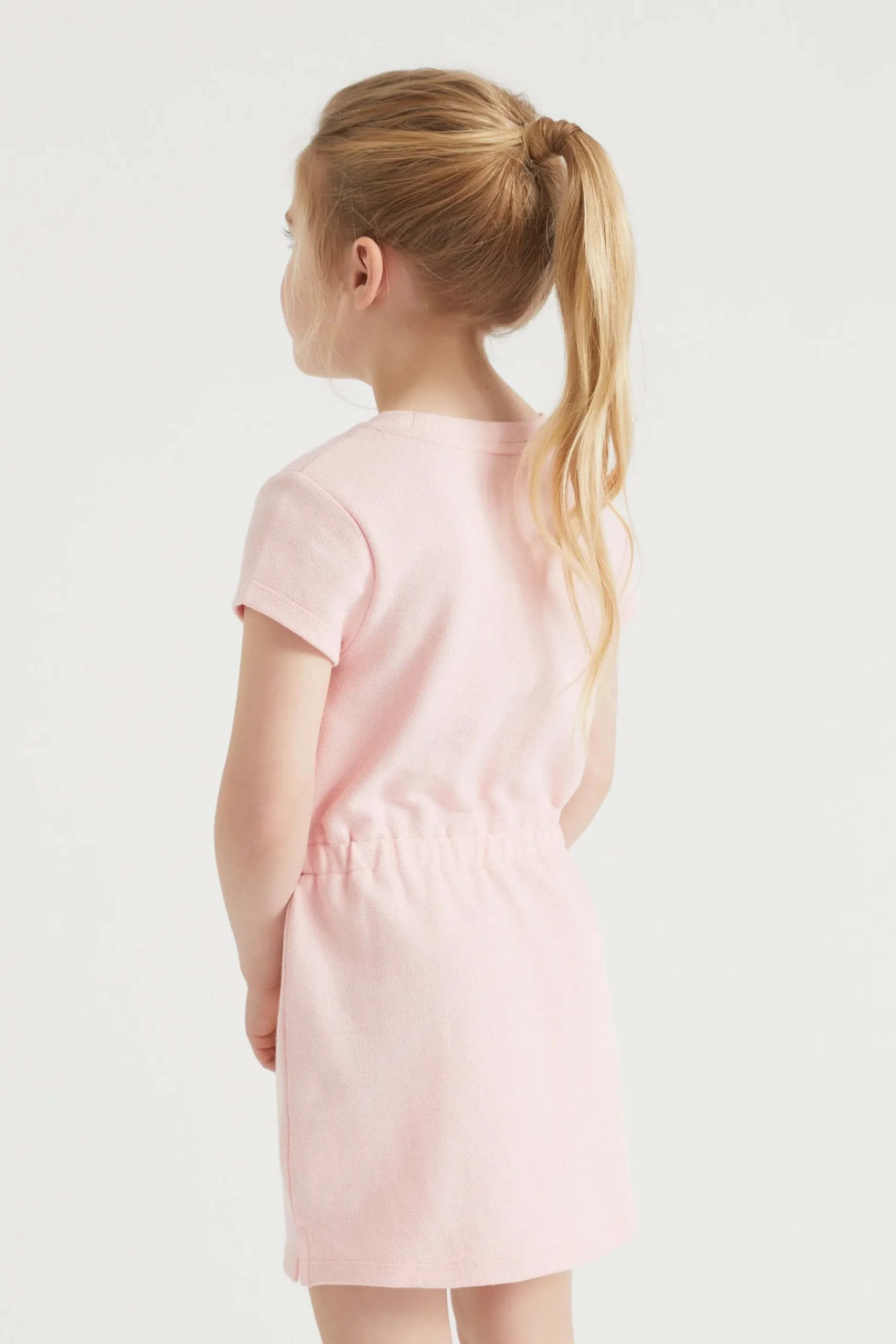Seed Heritage Dresses-Core Pique Logo Dress Dusty Rose