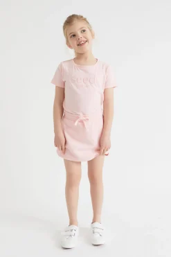 Seed Heritage Skirts-Core Pique Skirt Dusty Rose