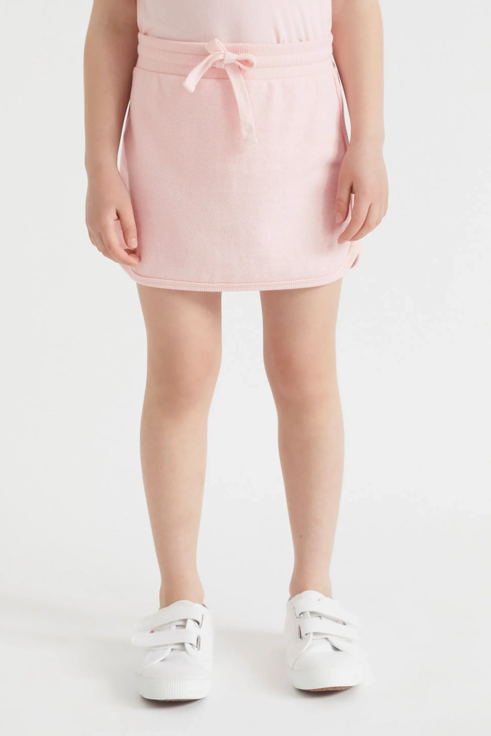Seed Heritage Skirts-Core Pique Skirt Dusty Rose