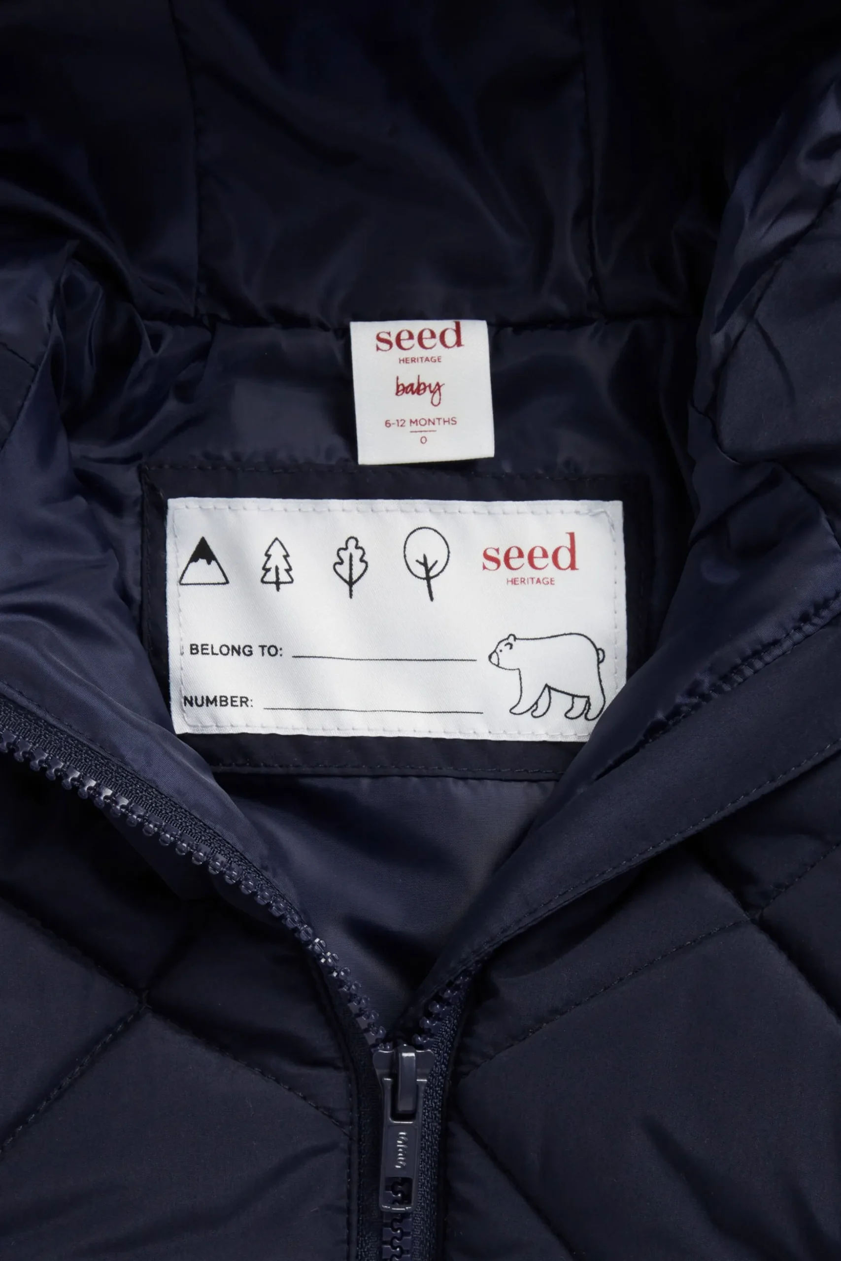 Seed Heritage Jackets & Vests-Core Puffer Jacket Midnight Blue