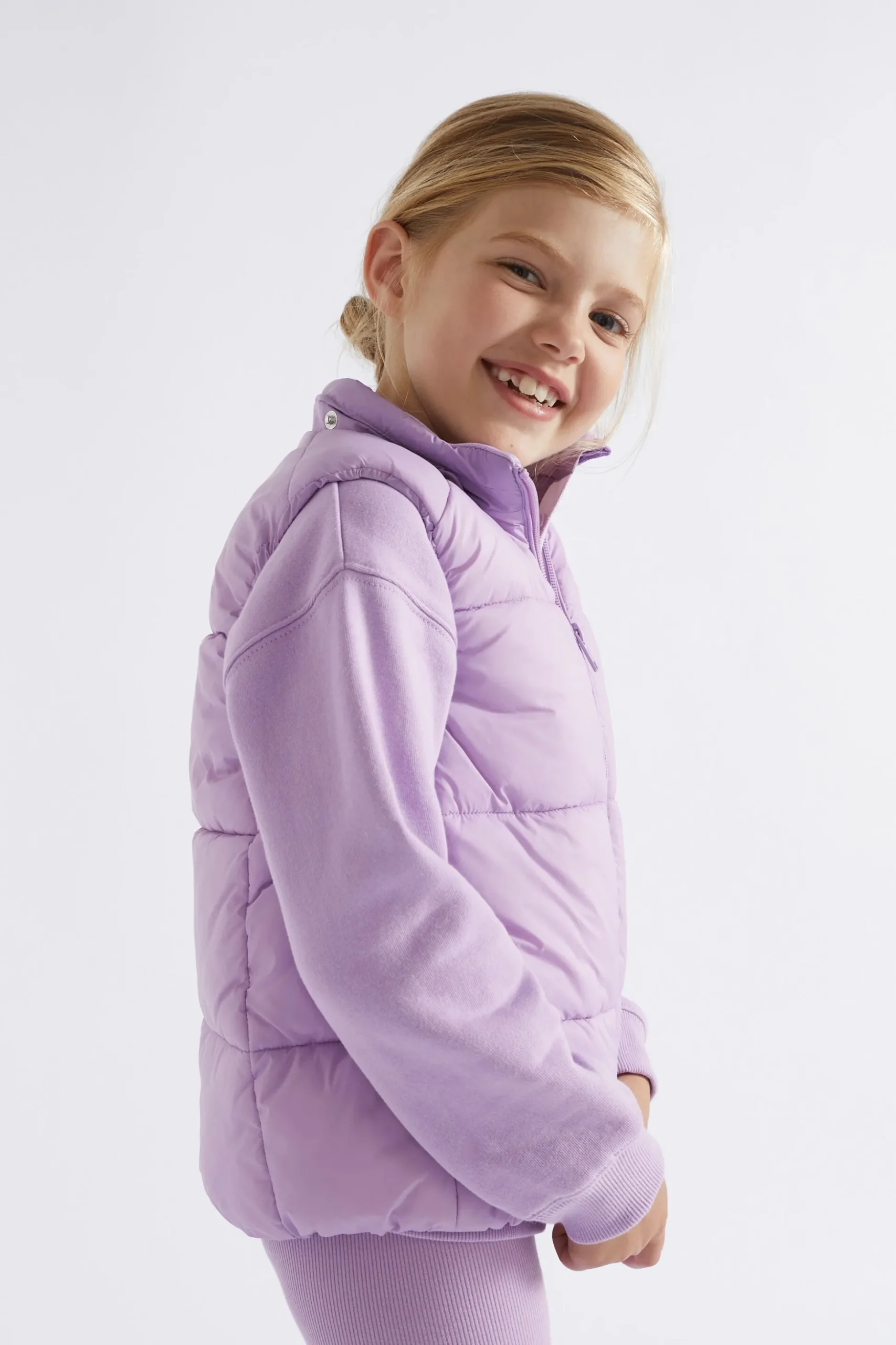 Seed Heritage Jackets & Vests-Core Puffer Vest Lilac