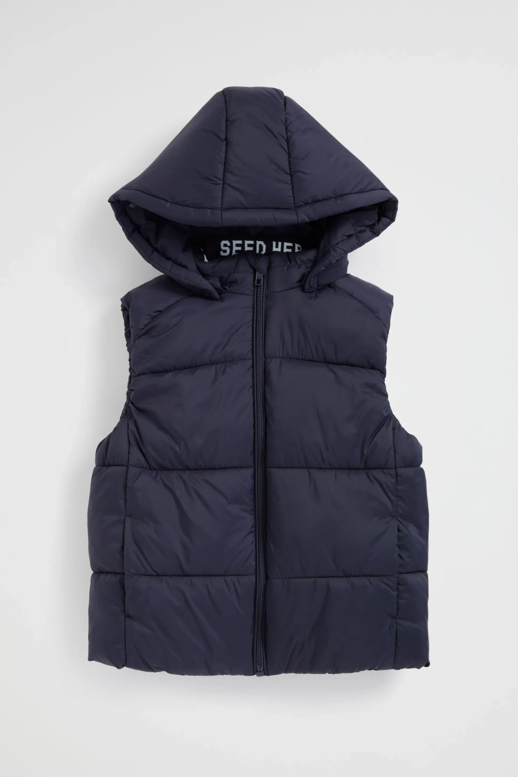 Seed Heritage Jackets & Vests-Core Puffer Vest Midnight Blue