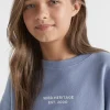 Seed Heritage Knitwear & Sweaters-Core Relaxed Sweat Powder Blue