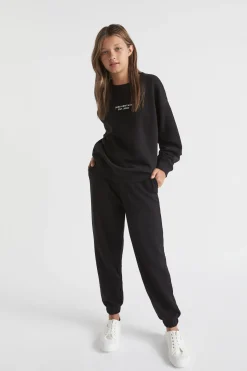 Seed Heritage Knitwear & Sweaters-Core Relaxed Sweat Black