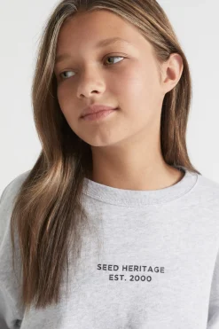 Seed Heritage Knitwear & Sweaters-Core Relaxed Sweat Cloud