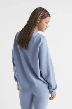 Seed Heritage Knitwear & Sweaters-Core Relaxed Sweat Powder Blue