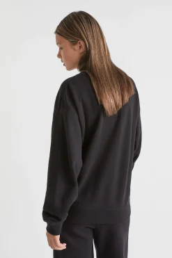 Seed Heritage Knitwear & Sweaters-Core Relaxed Sweat Black