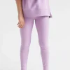 Seed Heritage Pants-Core Rib Legging Lilac