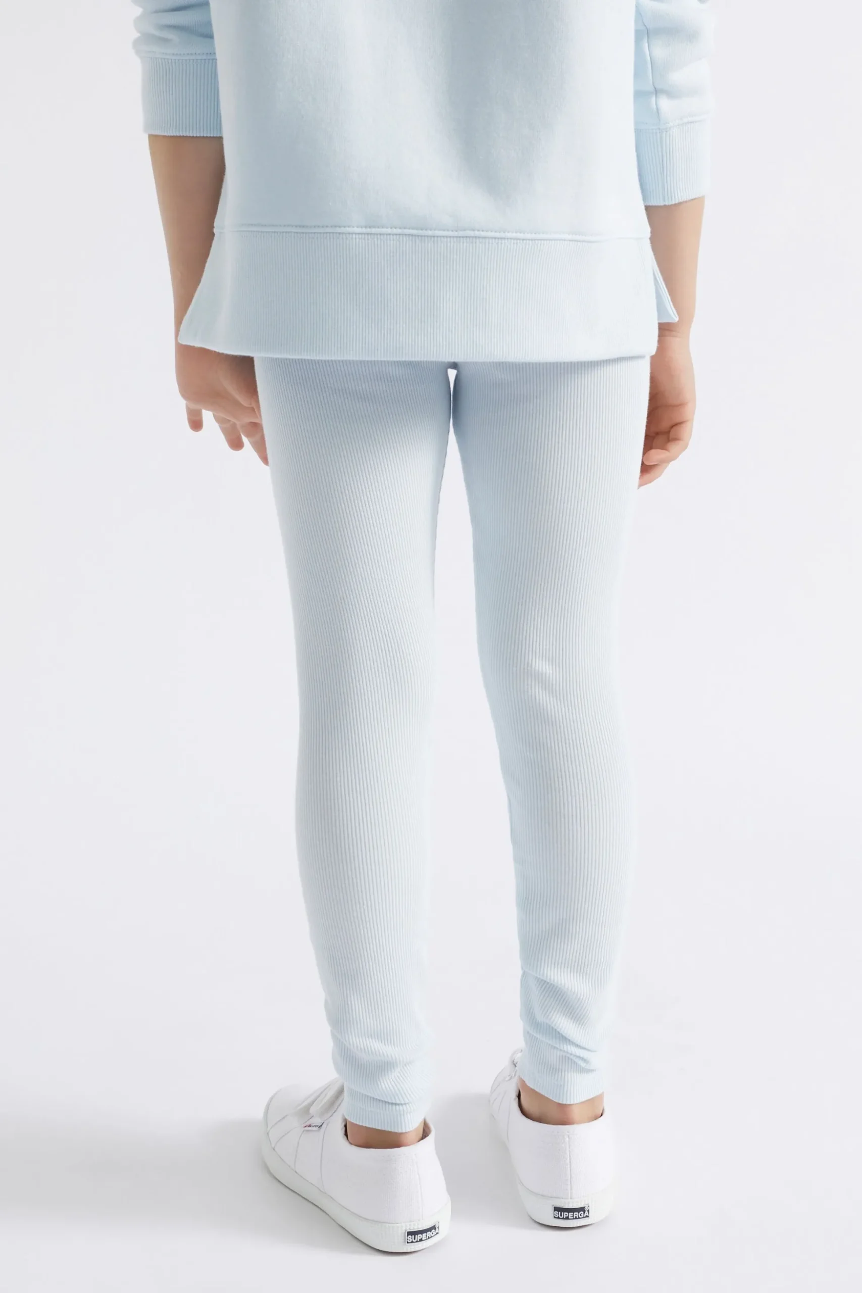 Seed Heritage Pants-Core Rib Legging Ice Blue