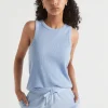 Seed Heritage T-Shirts & Tops-Core Rib Tank Sky Blue