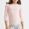 Seed Heritage T-Shirts & Tops-Core Rib Tee Dusty Rose