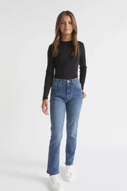 Seed Heritage T-Shirts & Tops-Core Rib Tee Black