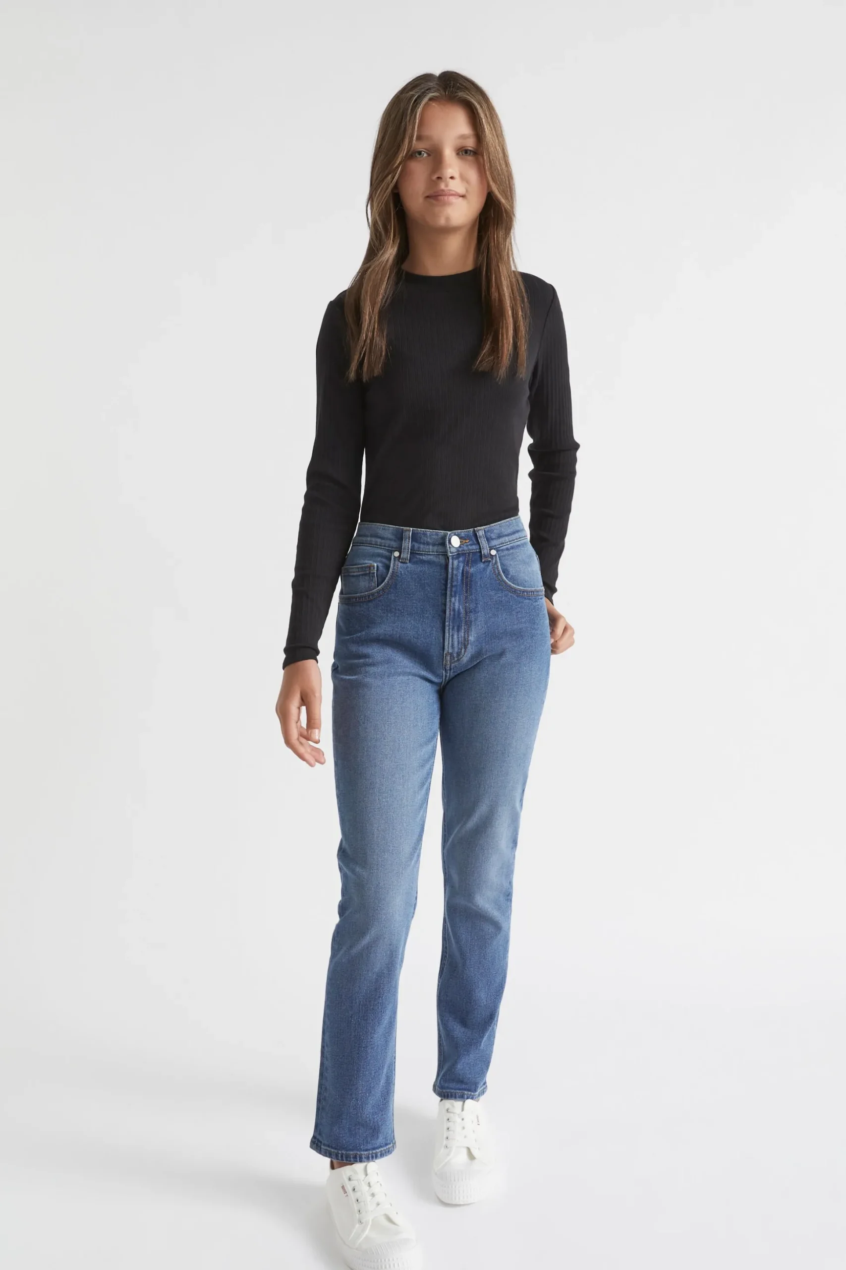 Seed Heritage T-Shirts & Tops-Core Rib Tee Black