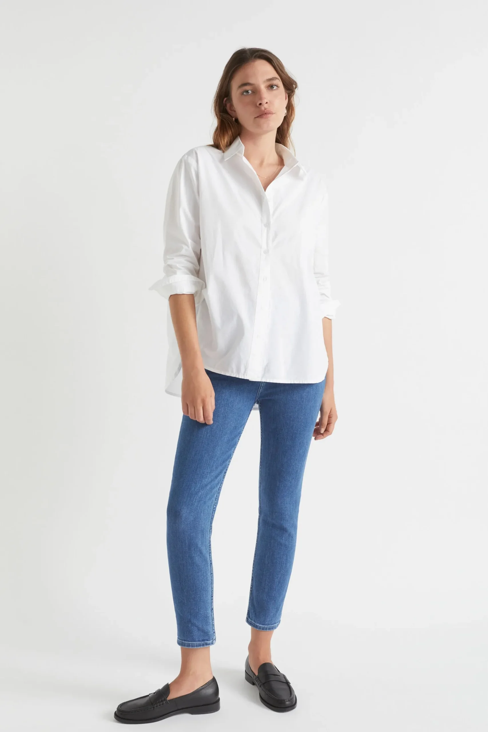 Seed Heritage Pants-Core Skinny Jean French Blue Denim