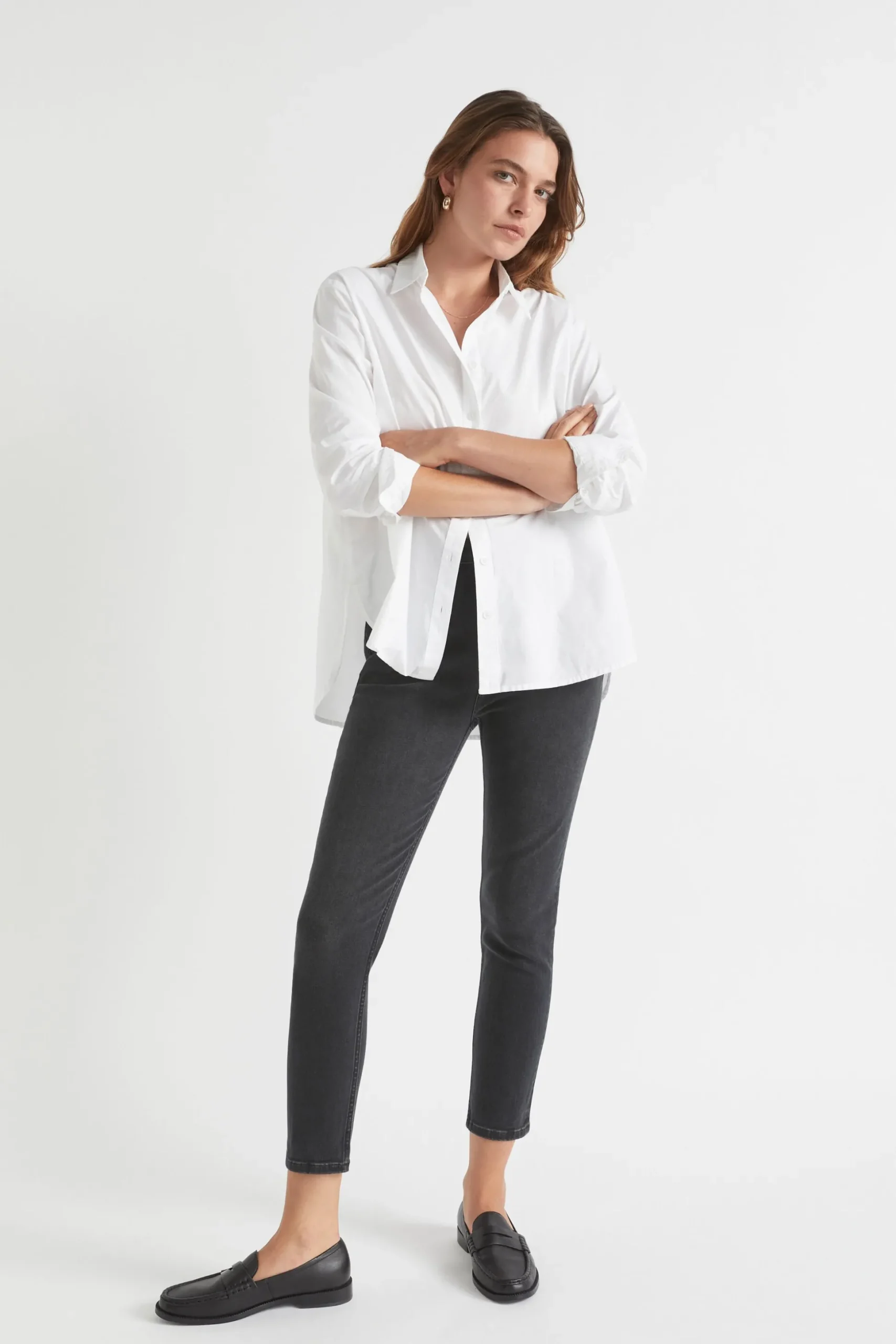 Seed Heritage Pants-Core Skinny Jean Onyx Wash