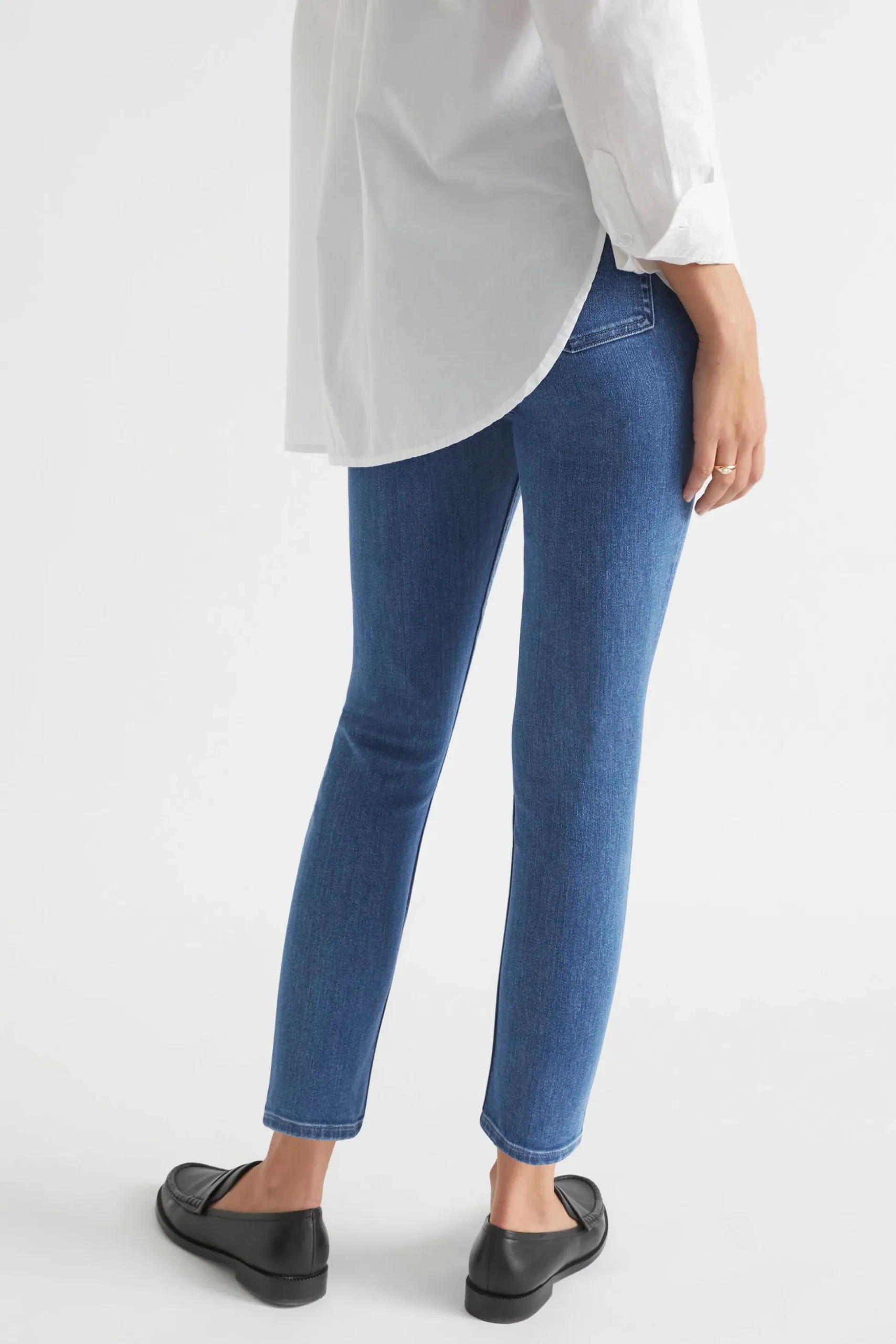 Seed Heritage Pants-Core Skinny Jean French Blue Denim