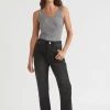 Seed Heritage Pants-Core Slim Leg Rigid Jean Washed Black