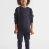 Seed Heritage Pants-Core Trackpant Midnight Blue