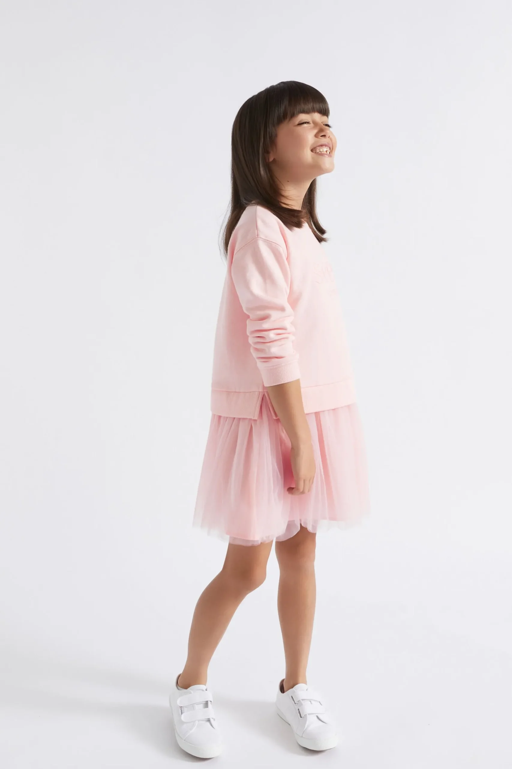 Seed Heritage Dresses-Core Tutu Logo Dress Dusty Rose