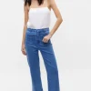 Seed Heritage Pants-Core Wide Leg Pocket Jean French Blue Denim